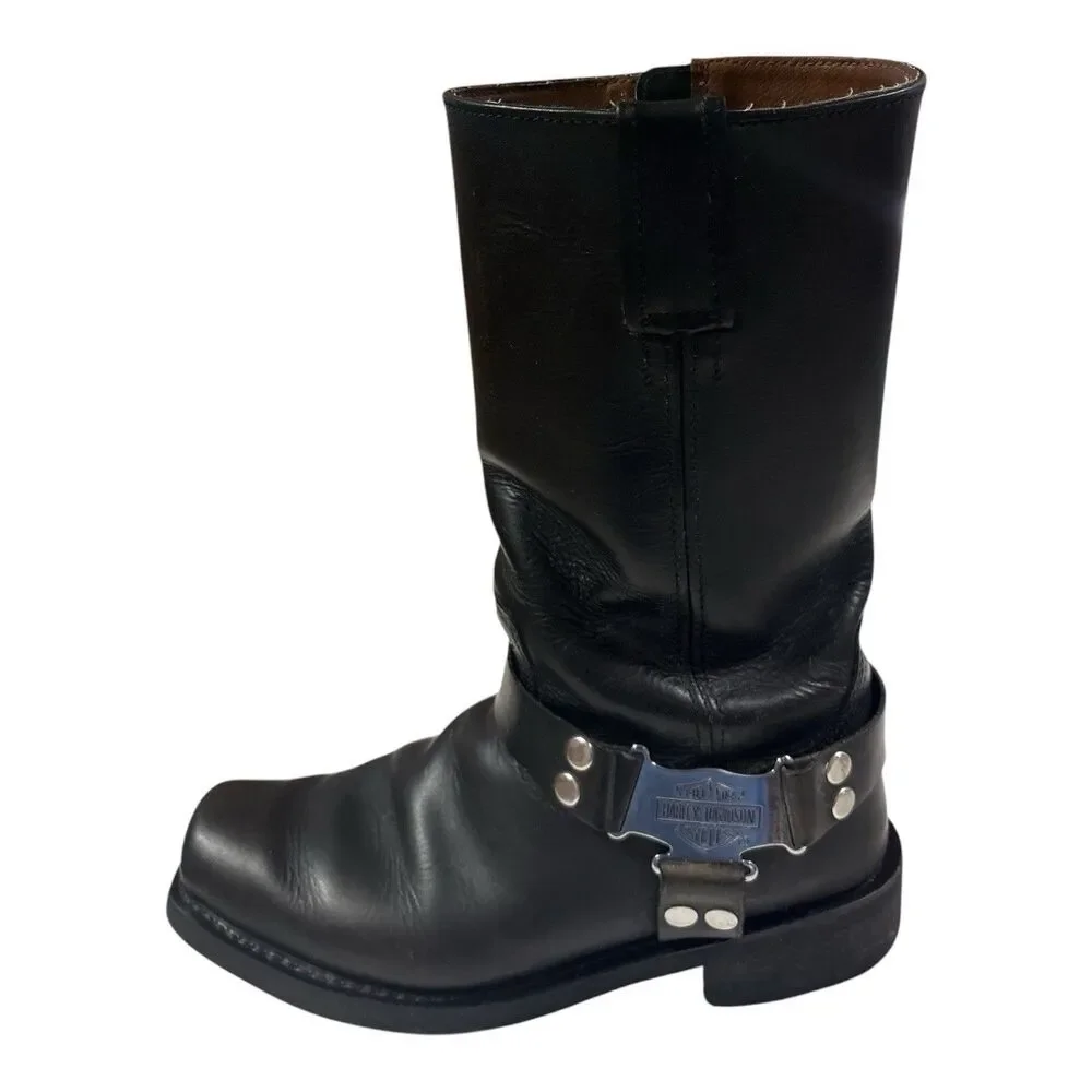 Harley Davidson Iroquois Hi D97386 Men’s 10.5 Leather Harness Motorcycle Boots